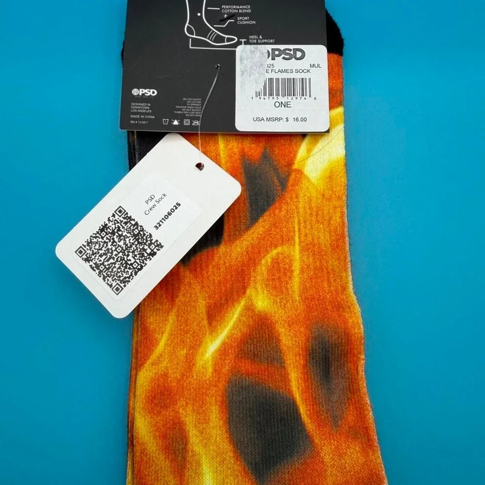 PSD Savage Crew Socks Men's Size 6-13